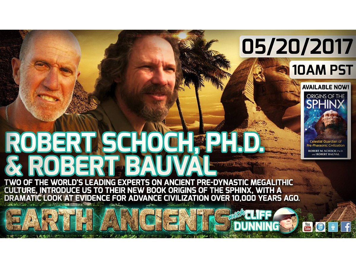 Robert Schoch, Ph.D. & Robert Bauval: Origins of the Sphinx