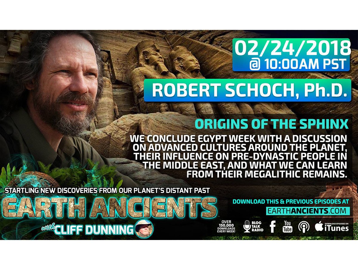 Robert Schoch, Ph.D.: Origins of the Sphinx Revisited
