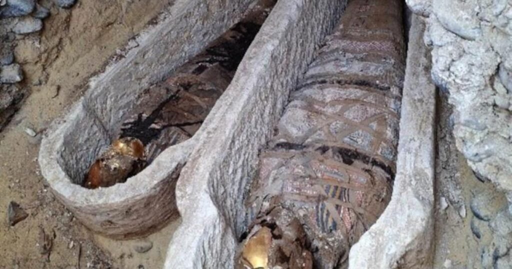 Homeric Literature and Gold Covered Mummies Discovered in Egypt